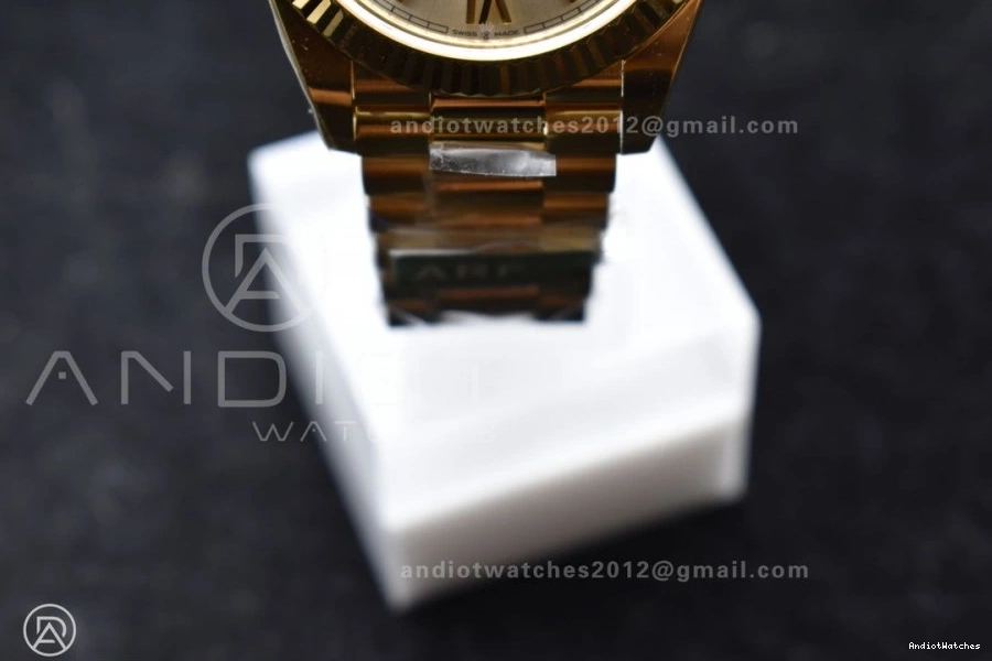 Day VR3255 On Silver Dial 228238 Bracelet Roman 1:1 ARF YG Best Date Weight) President ZeroBulk 40 664 (Gain Edition 0818